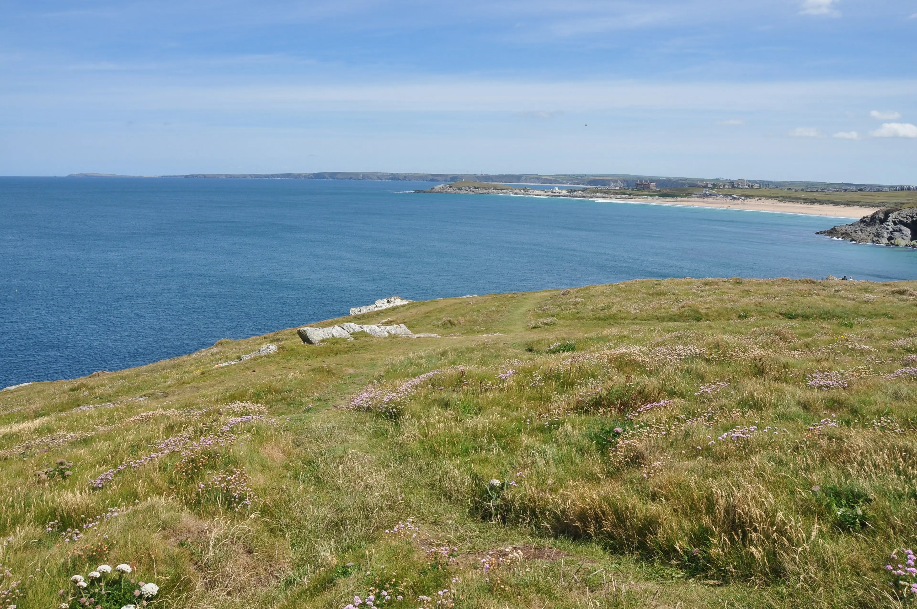 Port Quin — a tiny inlet on the north Cornwall coast with a handful of cottages and a rocky cove.
